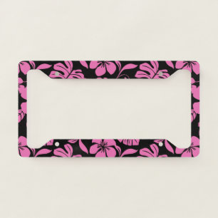 PINK BIKINI (BLACK/PINK) LICENSE PLATE FRAME