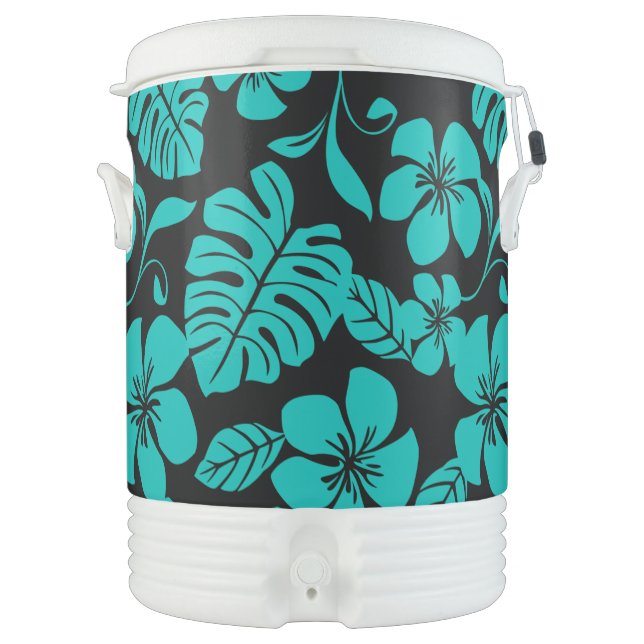 PINK BIKINI (BLACK/TEAL) BEVERAGE COOLER (Front)