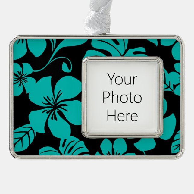 PINK BIKINI (BLACK/TEAL) CHRISTMAS ORNAMENT (Front)