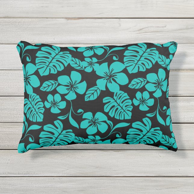 PINK BIKINI (BLACK/TEAL) OUTDOOR PILLOW (Front)