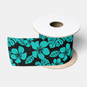 PINK BIKINI (BLACK/TEAL) SATIN RIBBON
