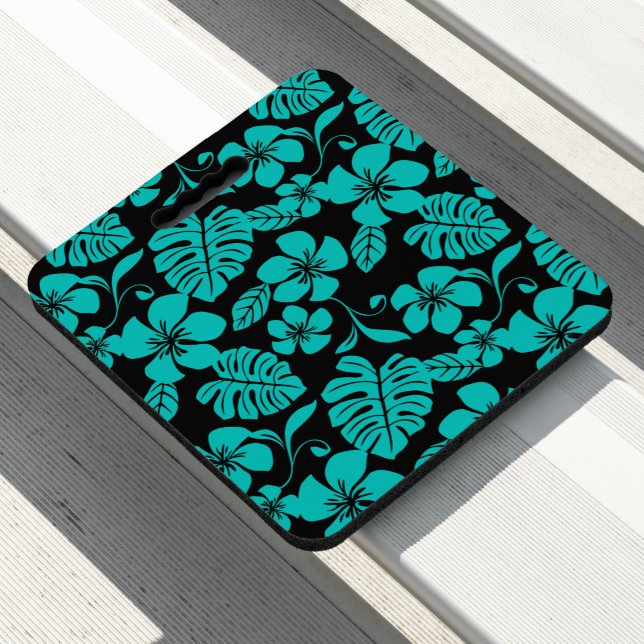 PINK BIKINI (BLACK/TEAL) SEAT CUSHION (In Situ)