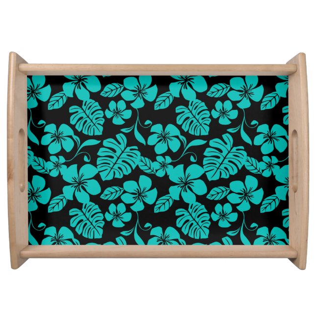 PINK BIKINI (BLACK/TEAL) SERVING TRAY (Front)