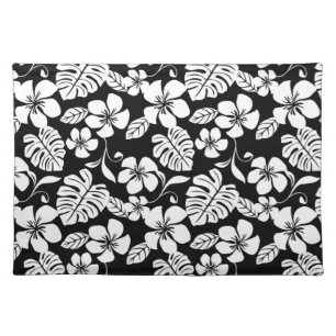 PINK BIKINI (BLACK/WHITE) CLOTH PLACEMAT