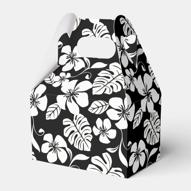 PINK BIKINI (BLACK/WHITE) FAVOR BOXES (Front Side)