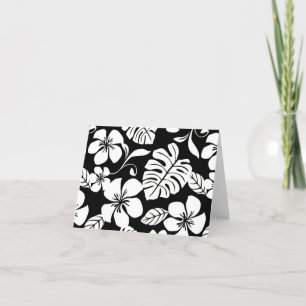 PINK BIKINI (BLACK/WHITE) Folded Thank You Card