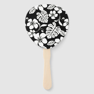 PINK BIKINI (BLACK/WHITE) HAND FAN