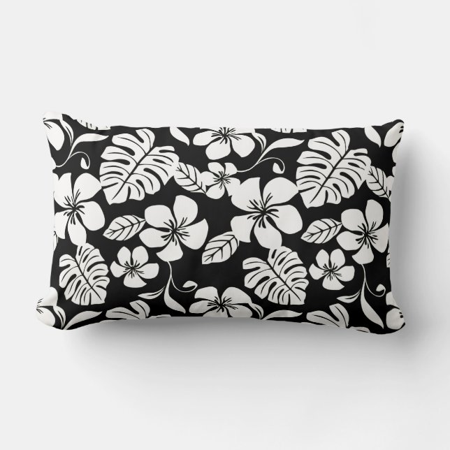 PINK BIKINI (BLACK/WHITE) LUMBAR PILLOW (Front)