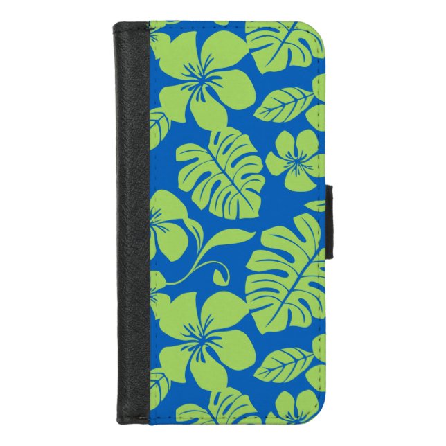 PINK BIKINI (BLUE/GREEN) iPhone WALLET CASE (Front)