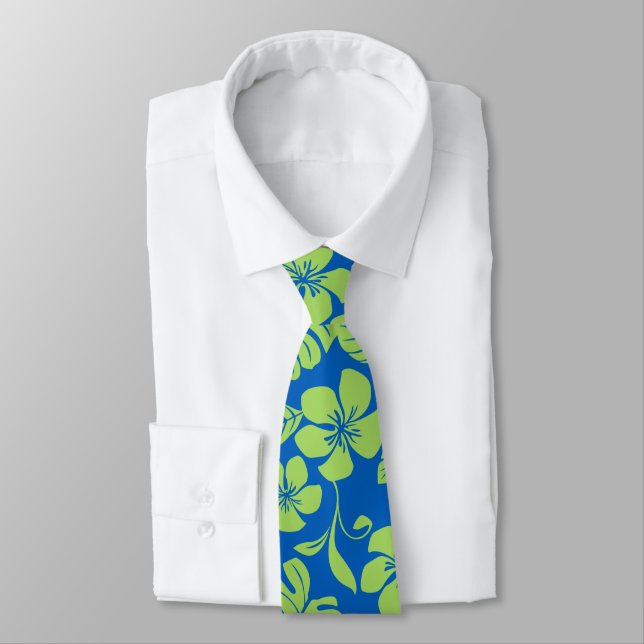 PINK BIKINI (BLUE/GREEN) NECK TIE (Tied)