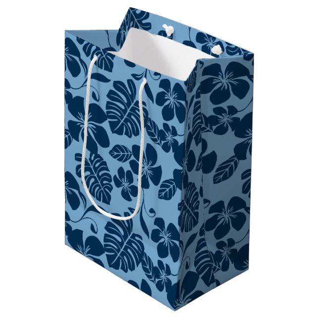 PINK BIKINI (BLUE x 2) Medium Gift Bag (Front Angled)