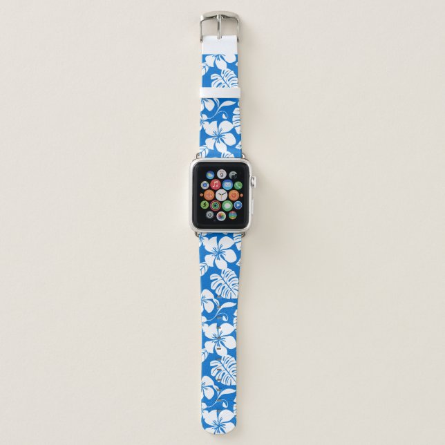 PINK BIKINI (BRIGHT BLUE) APPLE WATCH BAND (Front)