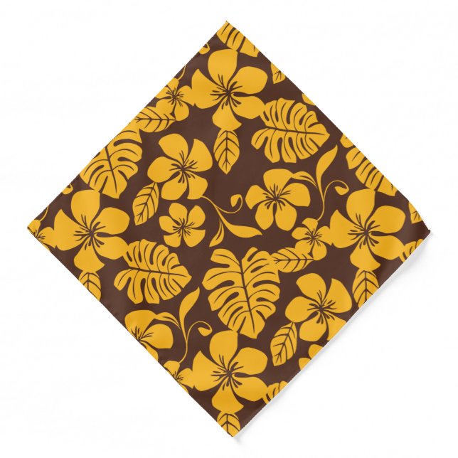 PINK BIKINI (BROWN/GOLD) Bandana (Front)