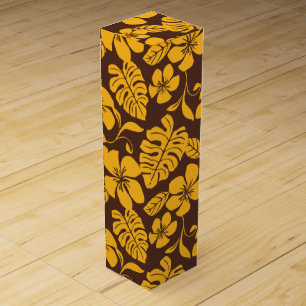PINK BIKINI (BROWN/GOLD) WINE BOX