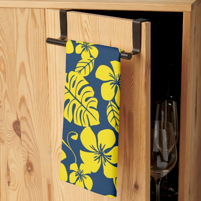 PINK BIKINI (DARK BLUE/YELLOW) KITCHEN TOWEL (Thirds Fold)