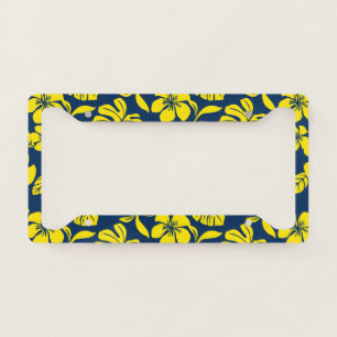 PINK BIKINI (DARK BLUE/YELLOW) LICENSE PLATE FRAME