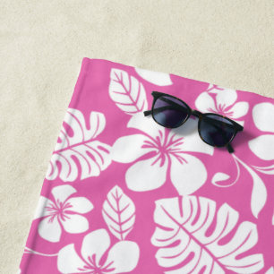 PINK BIKINI (FLAMINGO PINK) BEACH TOWEL