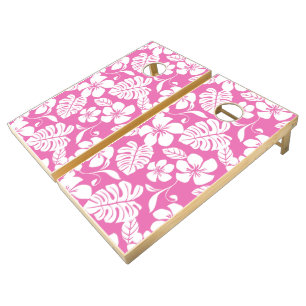 PINK BIKINI (FLAMINGO PINK) CORNHOLE SET