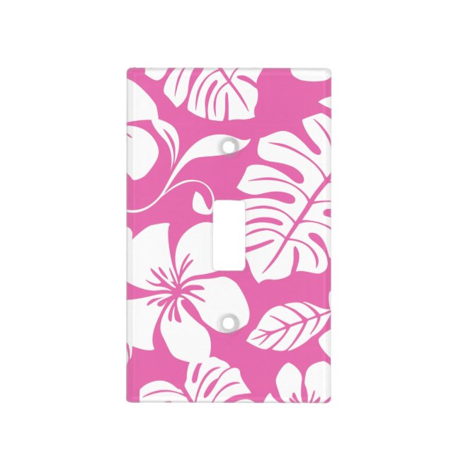 PINK BIKINI (FLAMINGO PINK) LIGHT SWITCH COVER (Front)