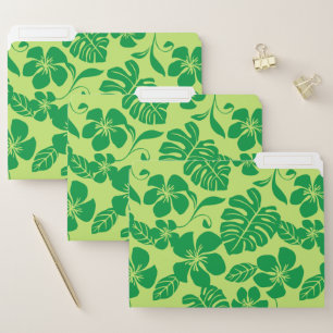 PINK BIKINI PATTERN IN GREEN x 2 File Folder