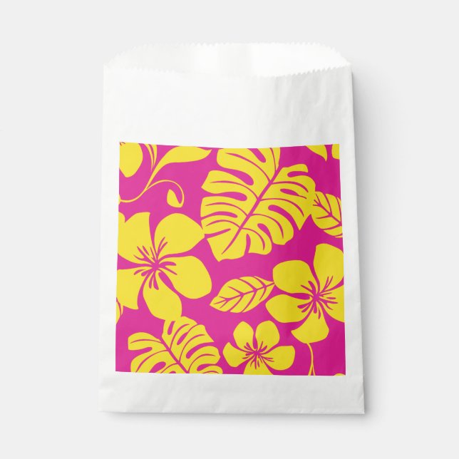 PINK BIKINI (PINK/YELLOW) FAVOR BAG (Front)