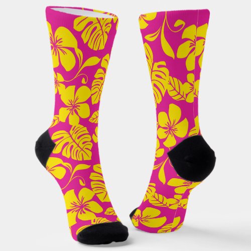 PINK BIKINI PINKYELLOW SOCKS