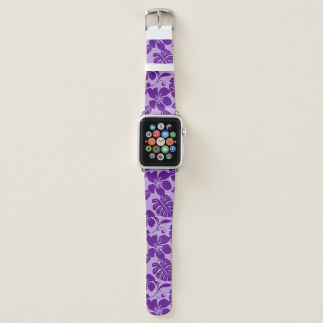 PINK BIKINI (PURPLE x 2) Apple Watch Band (Front)