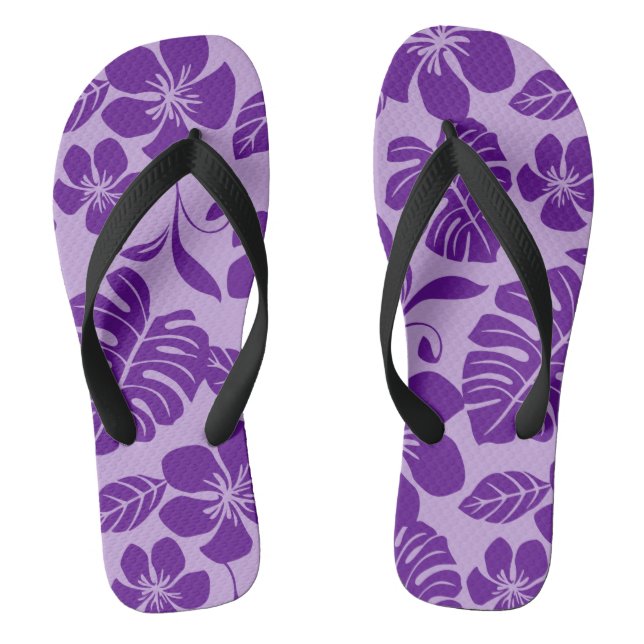 PINK BIKINI (PURPLES) Pair of Flip Flops (Footbed)