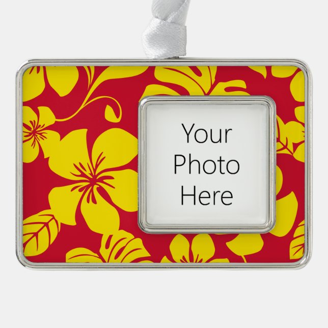 PINK BIKINI (RED/GOLD) CHRISTMAS ORNAMENT (Front)