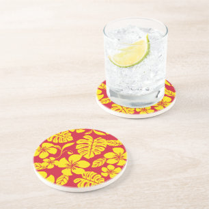 PINK BIKINI (RED/GOLD) COASTER