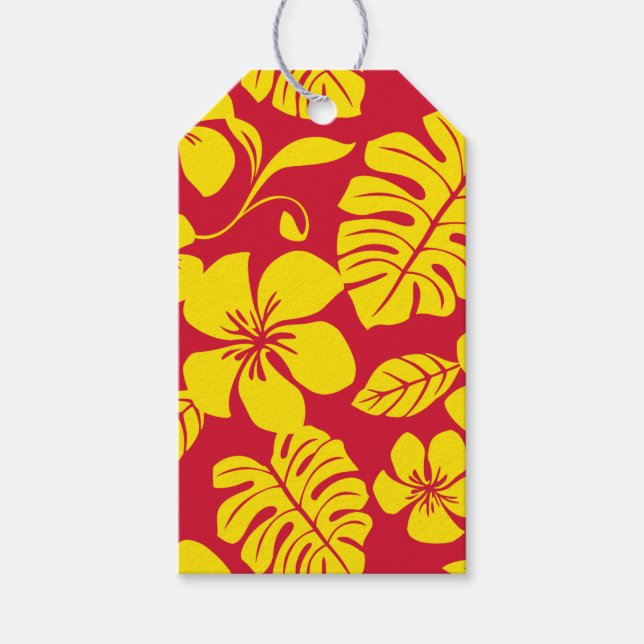 PINK BIKINI (RED/GOLD) GIFT TAGS (Front)