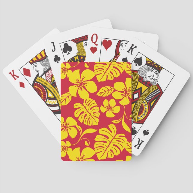 PINK BIKINI (RED/GOLD) POKER CARDS (Back)