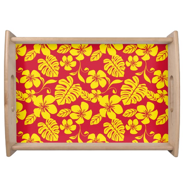 PINK BIKINI (RED/GOLD) SERVING TRAY (Front)