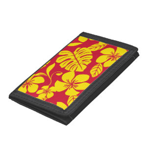 PINK BIKINI (RED/GOLD) TRIFOLD WALLET