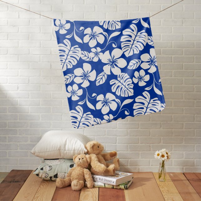 PINK BIKINI (ROYAL BLUE) BABY BLANKET (In Situ)