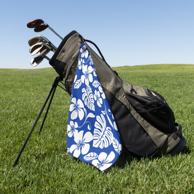 PINK BIKINI (ROYAL BLUE) GOLF TOWEL (Green)