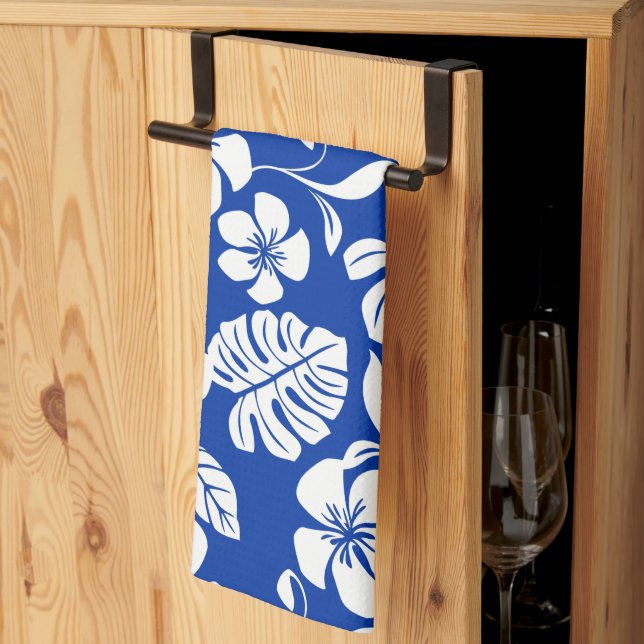 PINK BIKINI (ROYAL BLUE) KITCHEN TOWEL (Thirds Fold)