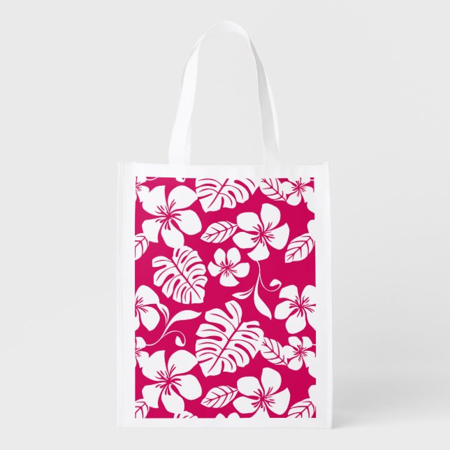 PINK BIKINI (STRAWBERRY RED) GROCERY BAG (Front)