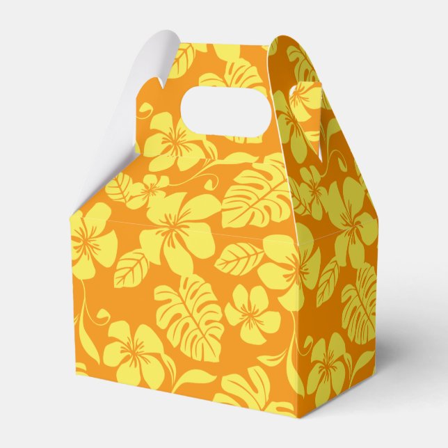 PINK BIKINI (TANGERINE/YELLOW) FAVOR BOXES (Front Side)