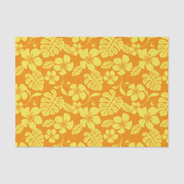 PINK BIKINI (TANGERINE/YELLOW) TISSUE PAPER (Front)