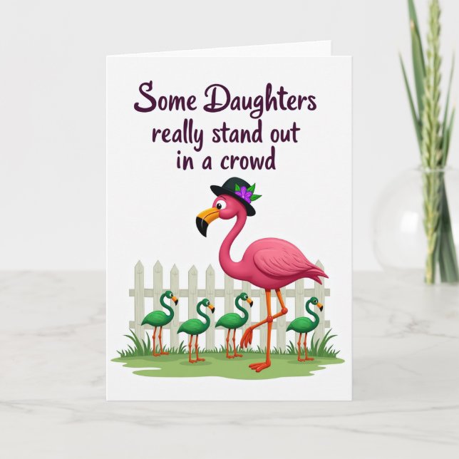 Pink Bird And Friends Art Card (Front)