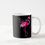 Pink Bird Flamingo Breast Cancer Awareness  Coffee Mug