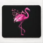 Pink Bird Flamingo Breast Cancer Awareness  Mouse Pad