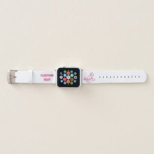 Pink Bird Music Apple Watch Band
