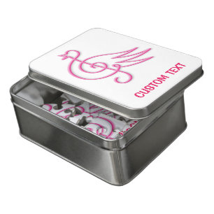Pink Bird Music Jigsaw Puzzle