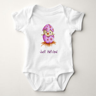 Pink bird New Baby Girl Bodysuit