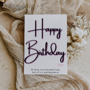 Pink Birthday Card for her