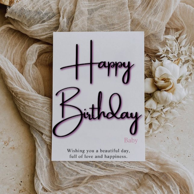 Pink Birthday Card for her (Pink Birthday Card for her)