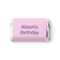 Pink Birthday  Hershey's Miniatures