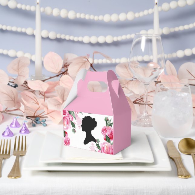 PINK BIRTHDAY TEA PARTY FAVOR BOXES (Wedding)